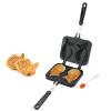 AMGSH Taiyaki Fish Shape Cake Pan Waffle Cake Maker Fish-Shaped Pancake Double Pan Mold for Home Cooking with Silicone Oil Brush view 1