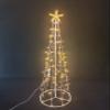 LED Metal Decorative Tree with Top Star - Warm White view 1