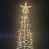 LED Metal Decorative Tree with Top Star - Warm White view 3