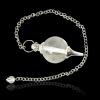 Aleafa Armlet Presents Clear Crystal Quartz Ball Chain Pendulum, Dowser (16 X 10 X 5 Cm) #Aport-0343 view 4