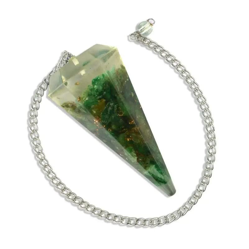 Aleafa Armlet Presents Green Aventurine Dowser Orgone Dowser Pendulum Crystal Dowser Crystal Pendulum Stone Dowser Stone Pendulum for Reiki Dowser Crystal Pendulum (Color #Aport-0327