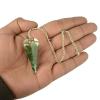 Aleafa Armlet Presents Green Aventurine Dowser Orgone Dowser Pendulum Crystal Dowser Crystal Pendulum Stone Dowser Stone Pendulum for Reiki Dowser Crystal Pendulum (Color #Aport-0327 view 2