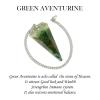 Aleafa Armlet Presents Green Aventurine Dowser Orgone Dowser Pendulum Crystal Dowser Crystal Pendulum Stone Dowser Stone Pendulum for Reiki Dowser Crystal Pendulum (Color #Aport-0327 view 4