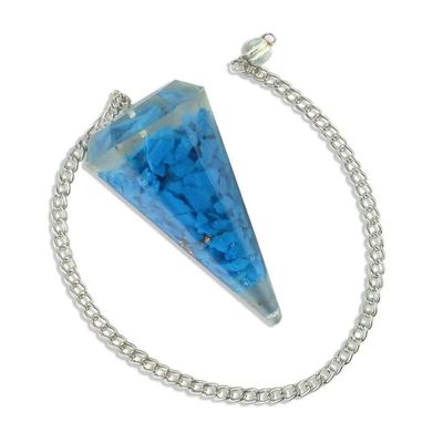 Aleafa Armlet Presents Turquoise Dowser Orgone Dowser Pendulum Crystal Dowser Crystal Pendulum Stone Dowser Stone Pendulum for Reiki Dowser Crystal Pendulum (Color Sky #Aport-0326