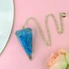 Aleafa Armlet Presents Turquoise Dowser Orgone Dowser Pendulum Crystal Dowser Crystal Pendulum Stone Dowser Stone Pendulum for Reiki Dowser Crystal Pendulum (Color Sky #Aport-0326 view 3