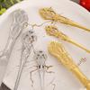 Rainbow Silverware Set 40 Piece Palace Flatware Set for 8 With Hollow Relief Decoration Stainless Steel Home Kitchen Wedding Restaurant Cutlery Utensils Delicate Knifes Forks and Spoons Tableware Set view 4
