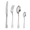 Silverware Set 24 Piece Cutlery Set for 6 With Delicate Pattern Stainless Steel Durable Wedding Restaurant Home Kitchen Flatware Utensils Sets Include Teaspoons Knifes Forks and Spoons view 1