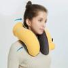 BUZZNN Portable Travel Pillow, Inflatable Travel Neck Pillow, 360 Degree Neck and Chin Support, Perfect for Sleeping Rest, Train, Airplanes, Car & Home, Office Use (Color : C) view 3
