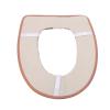 JUNYY Universal Bathroom Washable Coral Velvet Toilet Seat Cushion Soft Warm Toilet Seat Cover Pad(Coffee) view 2