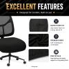 DIVA EN CAMINO DEC Water-Resistant Stretchable Desk Office Chair Seat Cushion Covers - Universal Spandex Computer Chair Slipcover - Removable Washable Cushion Protectors for Dogs, Cats, Black view 4