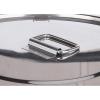 304 Stainless Steel Cereal Container Rice Cereal Grain Coffee Bean Container for Household Kitchen Food Flour Oil Milk Storager Bucket Canisters with Lid and Sturdy Locking Clamp, 6L view 4