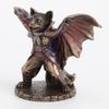 Veronese Design 5 1/8 Inch Vampire Cat Bat Pose Resin Animal Figurine Bronze Finish view 3