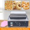 1500W Electric Donut Maker Machine, 5Pcs Stainless Steel Commercial Doughnut Maker Donut Baker Machine Pancake Baker Maker, Nonstick Surface, for Breakfast Snack Desserts Shop view 4