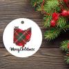 Christmas Ornament Merry Christmas Ohio Keepsake Ceramic Ornament US State Ceramic Elegant Hanging Christmas Tree Decorations view 2