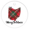 Christmas Ornament Merry Christmas Ohio Keepsake Ceramic Ornament US State Ceramic Elegant Hanging Christmas Tree Decorations view 4