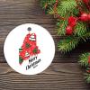 Christmas Ornament Merry Christmas Maine State Keepsake Ceramic Ornament Maine State Personalized Christmas Ornaments 3 Inch Keepsake for Friends,Family view 2
