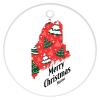 Christmas Ornament Merry Christmas Maine State Keepsake Ceramic Ornament Maine State Personalized Christmas Ornaments 3 Inch Keepsake for Friends,Family view 4