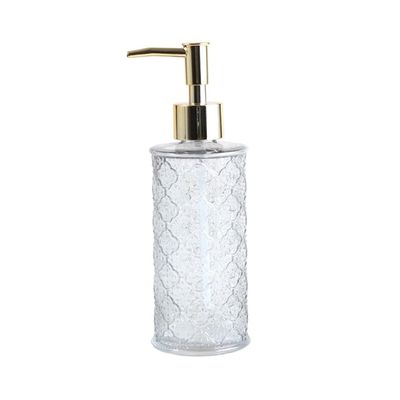 EKAYG Soap Dispenser Glass Shampoo Pump Dispenser Bathroom Shower Gel Conditioner Bottles Holder Body Wash Liquid Soap Container