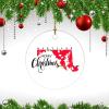 Christmas Ceramic Ornament Maryland State Christmas Tree Ornaments Merry Christmas Maryland State Christmas Ornament Keepsake Funny Christmas Hanging Tree Decor Ornament view 3