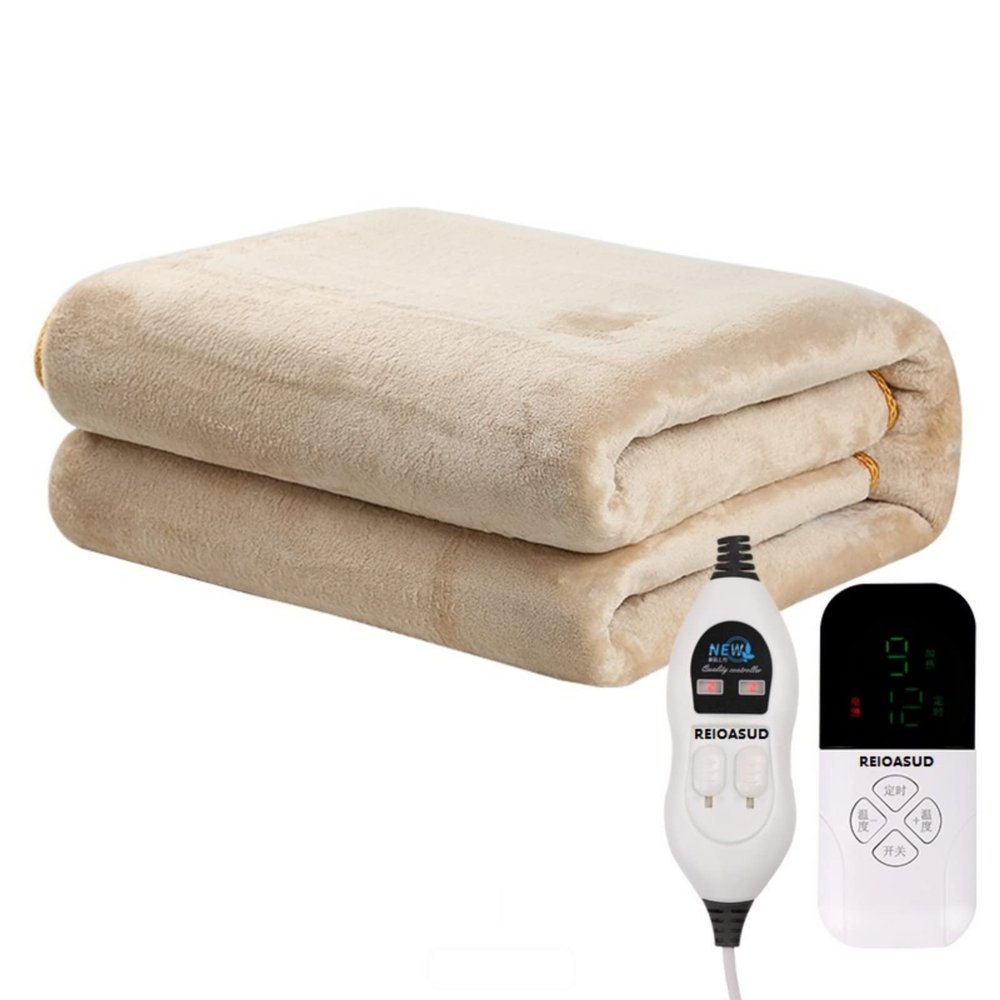 2025 Heated Blanket,Heated Throw,Electric Throw Blanket,Heated Blanket Throw,Soft Flannel Electric Blanket (B,71" x 35")