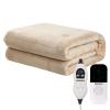 2025 Heated Blanket,Heated Throw,Electric Throw Blanket,Heated Blanket Throw,Soft Flannel Electric Blanket (B,71" x 35") view 1
