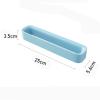 CTVR Hanging Slippers Rack, Plastic Door Shoe Hanger, Shoe Holders Shelf, Bathroom Towel Storage Stand Organizer, Multifunctional, Blue view 2
