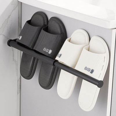 Aluminium Slippers Rack, Extendable Door Shoe Organizers, Hanging Shoes Holder, Towel Organizer Stand, Pot Cover Shelf, for Living Room, Bathroom, Porch