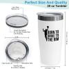 Basketball White Edition Viking Tumbler 20oz - Born To Drive To The Rim - Sport Lovers Play Athlete Challenge Coach Spirit Center Hoop Strategy Hobby view 3