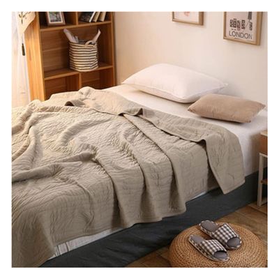 Bannr Blanket Queen Size Knitted Tassel Vintage Throw Blankets Washable Cotton Throw Blankets Travel Pillows (Color : Light Grey, Size : 200cmx230cm)