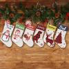 Boffihuxaw Personalized Christmas Stockings Set of 6 Custom Family Stockings with Name Customized Xmas Holiday Decor view 1