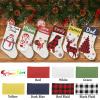 Boffihuxaw Personalized Christmas Stockings Set of 6 Custom Family Stockings with Name Customized Xmas Holiday Decor view 3