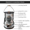 Xrdbfd Kerosene Stove Heater for Indoor, Portable Kerosene Heaters, Kerosene Burners with Wick, Oil Heaters for Outdoor Camping, Tents, Cooking, Without Electricity,6Lwhite view 4