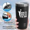 Basketball Black Edition Viking Tumbler 20oz - Born To Drive To The Rim - Sport Lovers Play Athlete Challenge Coach Spirit Center Hoop Strategy Hobby view 4