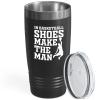 Basketball Black Edition Viking Tumbler 20oz - In Basketball Shoes Make - Sport Lovers Play Athlete Challenge Coach Spirit Center Hoop Strategy Hobby view 1