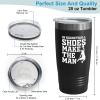 Basketball Black Edition Viking Tumbler 20oz - In Basketball Shoes Make - Sport Lovers Play Athlete Challenge Coach Spirit Center Hoop Strategy Hobby view 3
