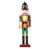 SurpriseSeptember Christmas Nutcracker Ornament,12 inch Traditional Painted Wooden Nutcracker Soldier Doll, Nutcracker Figures Holiday Party Tabletop Christmas Decorations(Bugler) view 1