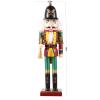 SurpriseSeptember Christmas Nutcracker Ornament,12 inch Traditional Painted Wooden Nutcracker Soldier Doll, Nutcracker Figures Holiday Party Tabletop Christmas Decorations(Bugler) view 2