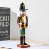 SurpriseSeptember Christmas Nutcracker Ornament,12 inch Traditional Painted Wooden Nutcracker Soldier Doll, Nutcracker Figures Holiday Party Tabletop Christmas Decorations(Bugler) view 4