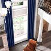 20ft Extra Long Curtains with Soft Texture,Dark Navy,Grommet Top Decorative Drapes Privacy for 2 Story House,Great Room, High Ceiling (1 Panel,52 x 240 Inch) view 1
