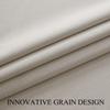 20ft Ivory Faux Linen Textured Extra Long Curtains,Grommet Top Decorative Room Privacy Drapes for 2 Story House,Great Room, High Ceiling,Bedroom (1 Panel,52 x 240 Inch) view 4