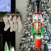 CDL 4feet high Christmas Nutcracker Drummer Wooden Large Nutcracker Figurine Drummer Soldier Christmas Decorations for Front Door Porch Fireplace Commercial Decorations for Hotel Lobby YK37 view 1