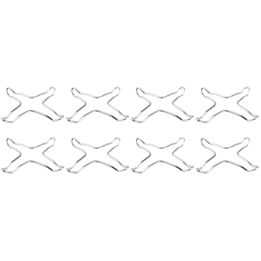 UPKOCH 8pcs Windproof Kitchen Gas Stove Wok Racks - Pot Brackets for Pan Easy to Clean Non- Design for Home Cooking and Efficient Storage