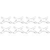 UPKOCH 8pcs Windproof Kitchen Gas Stove Wok Racks - Pot Brackets for Pan Easy to Clean Non- Design for Home Cooking and Efficient Storage view 1