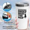 Basketball White Edition Viking Tumbler 20oz - In Basketball Shoes Make - Sport Lovers Play Athlete Challenge Coach Spirit Center Hoop Strategy Hobby view 4