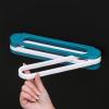 3 in 1 Folding Slipper Holder, Bathroom Shoe Shelf, Plastic Shoe Hanging, Hanging Door Slippers Organizer Rack, Towel Stand, 3 Pieces (Color : Pink) view 3