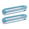 3 in 1 Folding Slipper Holder, Bathroom Shoe Shelf, Shoe Hanging, Wall Mounted Door Slippers Organizer Rack, for Kitchen and Living Room (Color : Blue) view 1