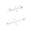 CTVR Slippers Rack Organizer, Wall Mounted Storage Shelf Shoe Holder, Hanging Shoe Stand, Bathroom Self Adhesive Shoe Hanger, Towel Bar (Size : 50 * 7cm) view 2