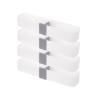 CTVR Slipper Holder, Without Punching Bathroom Towel Stand, Multifunctional Shoe Hanger, Plastic Door Shoe Rack, for Kitchen Living Room (Size : 4 Pack) view 1