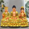 KIZQYN Guan Yin Statue Decorative Statue Guan Yin Seated Lotus Sculpture Resin Guanyin Buddha Statue Chinese Home Worship Statue Feng Shui Gift Lucky Buddha Statue (Size : 19Inch) view 3