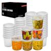 50 Microwavable Food Container - 32oz Translucent Meal Box Storage with Lids, Ideal for Storing Soups, Condiments, Sauces, Dressing, Fruit, Baby Food, Healthy Snacks, and Leftovers, Large SQUATZ view 2
